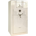 Colonial Series | Level 4 Security | 75 Minute Fire Protection | 23 | DIMENSIONS: 60.5"(H) X 30"(W) X 22"(D*) | White Gloss Black Chrome | Mechanical Lock