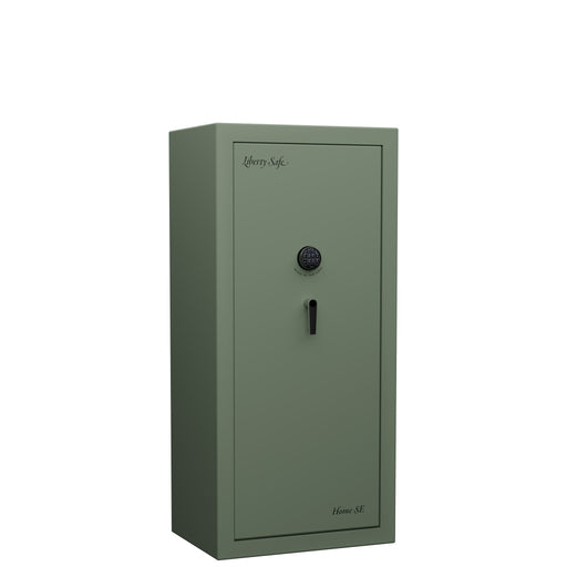 Home SE | Home Series 20 | Level 4 Security | 90 Minute Fire Protection | Dimensions: 60.5"(H) x 28"(W) x  20"(D) | Frontier Sage Textured Limited Edition Safe Colors - Closed Door