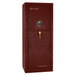Premium Home Series | Level 7 Security | 2 Hour Fire Protection | 17 | Dimensions: 60.25"(H) x 24.5"(W) x 19"(D) | Burgundy Gloss Brass - Closed Door