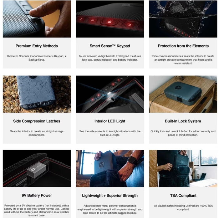 Biometric LifePod 2.0 | Biometric Lock | BLP-20